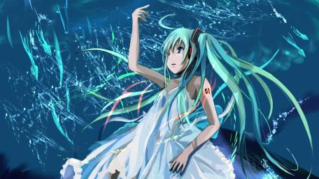 Ethereal Dance of the Virtual Diva wallpaper