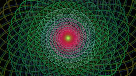 Vibrant Mandala Circle Pattern Artwork wallpaper