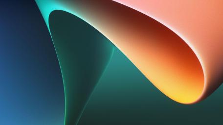 Flowing Curves of Color wallpaper