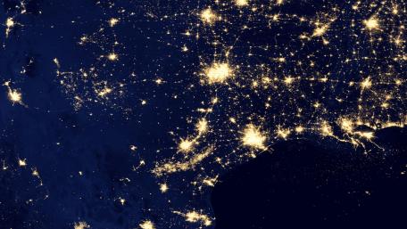 Night Lights of Texas v2012 wallpaper