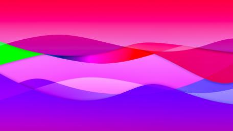 Waves of Vibrant Pink Harmony wallpaper