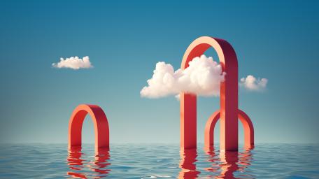 Red gates wallpaper