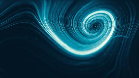 Spiral Vortex Dreamscape in Fluid Motion wallpaper