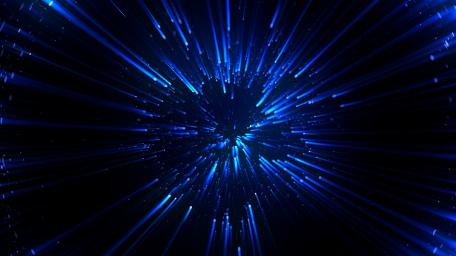 Stellar Blue Explosion wallpaper