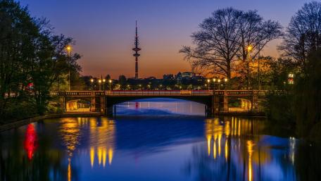 Binnenalster, Hamburg wallpaper