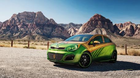 Vibrant Kia in Nature's Embrace wallpaper