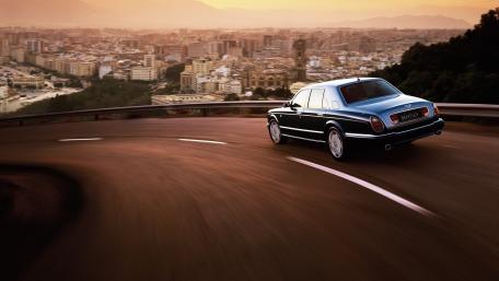 Luxury on Wheels in Motion wallpaper