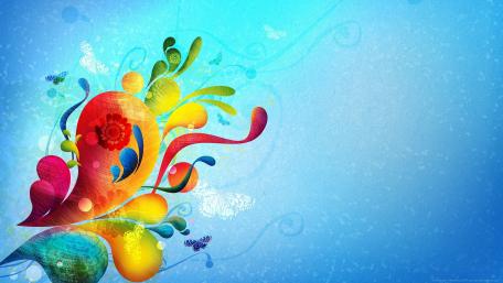 Corner design wallpaper