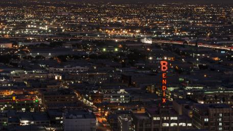 Los Angeles Nighttime Cityscape wallpaper