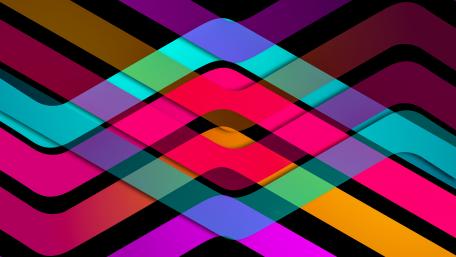 Vibrant Interwoven Stripes: A Kaleidoscope of Colors wallpaper