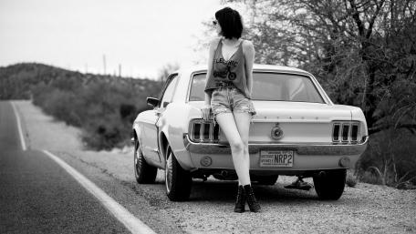 Timeless Journey with a Classic Mustang wallpaper