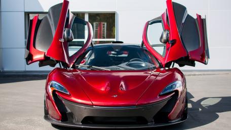 Red McLaren P1 Unleashed wallpaper