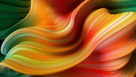Waves of colors wallpaper