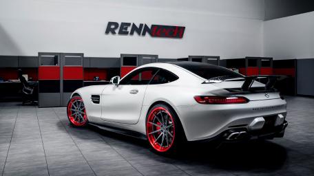 Sleek Mercedes AMG GT in Stunning 4K Detail wallpaper