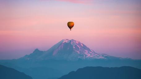 Air Balloon Flight In Washington wallpaper