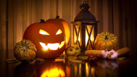 Halloween Jack-o'-lantern wallpaper