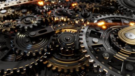 Intricate Machinery Cosmos wallpaper