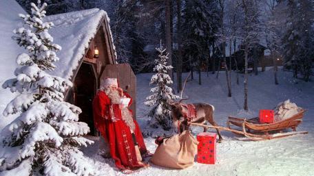 Festive Christmas Wonderland wallpaper