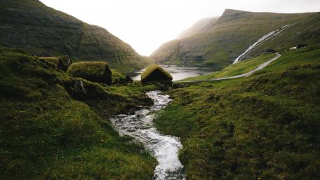 Turf Houses wallpaper