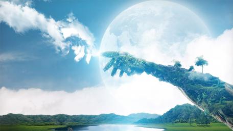 Father & Mother Earth wallpaper