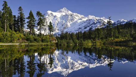 Mount Shuksan reflection wallpaper