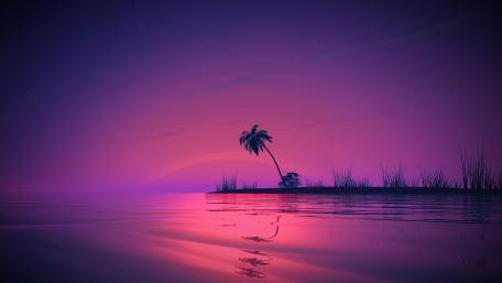 Purple Dusk Serenity wallpaper
