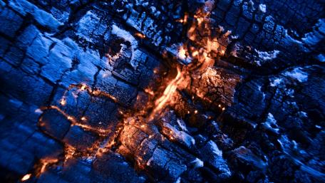 Flickering Embers of Light and Darkness wallpaper
