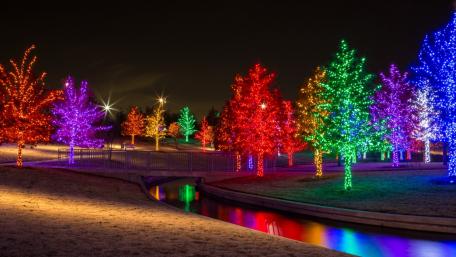 Landscape lighting wallpaper