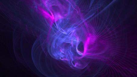 Ethereal Waves of Purple Light wallpaper