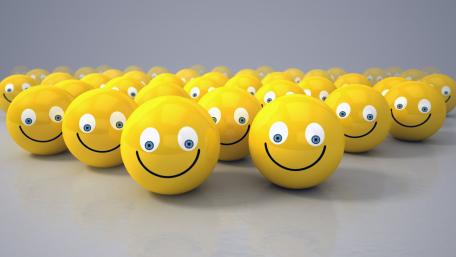 Smiley Emoji Extravaganza in 4K wallpaper