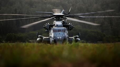 Mighty Sikorsky CH-53 Sea Stallion in Action wallpaper