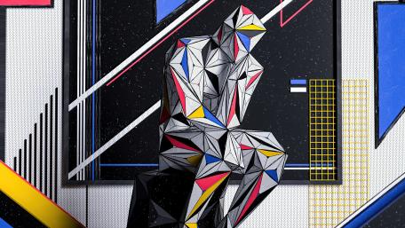 Thinking man wallpaper
