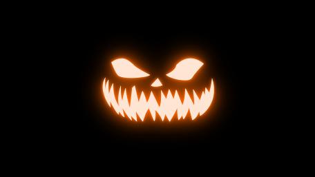 Halloween pumpkin smile wallpaper