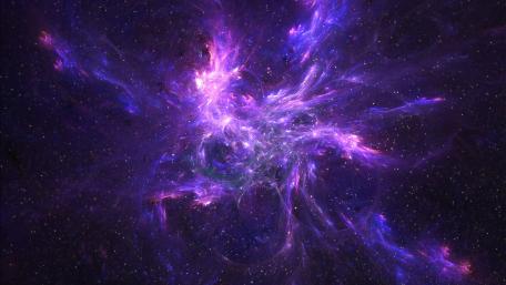 Coral nebula wallpaper