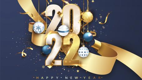 Festive Celebration of the New Year 2022 wallpaper