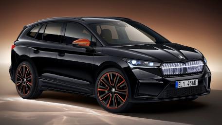 Sleek Black Skoda SUV Wallpaper wallpaper