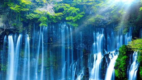 Shira-Ito Waterfall wallpaper