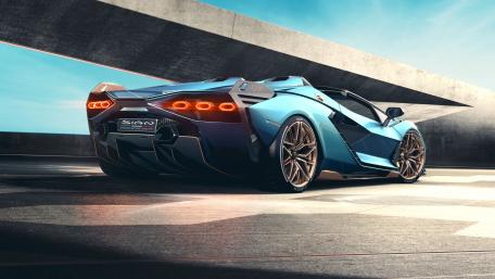 Lamborghini Sian Roadster Excellence in Motion wallpaper
