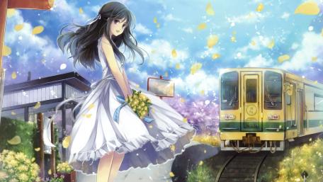Whimsical Journey of Dreams and Elegance wallpaper
