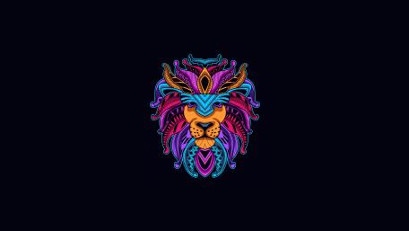 Abstract Majesty Radiating in 4K Minimalism wallpaper