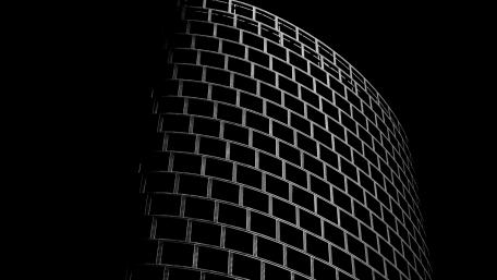 Monochrome Skyscraper Elegance in Darkness wallpaper