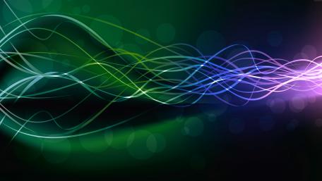 Light waves wallpaper