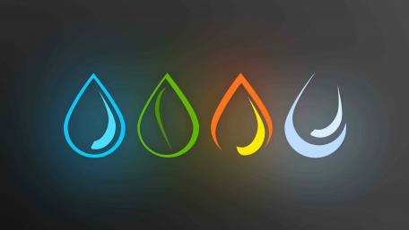 Elements of Nature in Vibrant Design wallpaper
