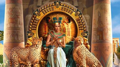 Regal Majesty of Ancient Egypt wallpaper