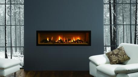 Cozy Winter Retreat with Gas Fireplace Displaying Warmth and Comfort Features wallpaper
