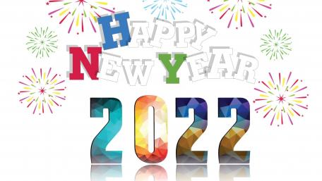 Vibrant New Year Celebration Wallpaper 2022 wallpaper