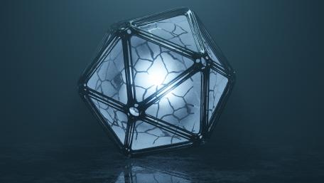 Shape in the dark wallpaper