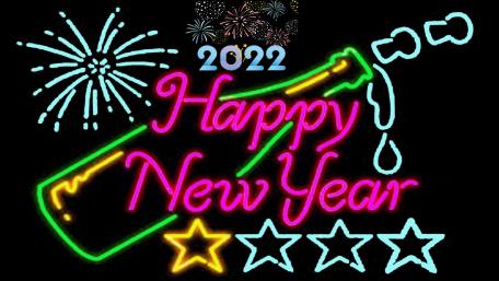Bright Celebration of a New Year 2022 wallpaper