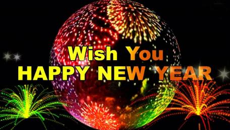 Wish you Happy New Year wallpaper