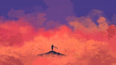 Embracing the Skies wallpaper